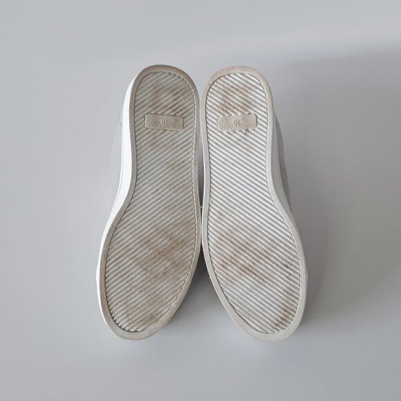 EUC Forever 21 Lina patent silver grey sneakers, 10 - Picture 7 of 10